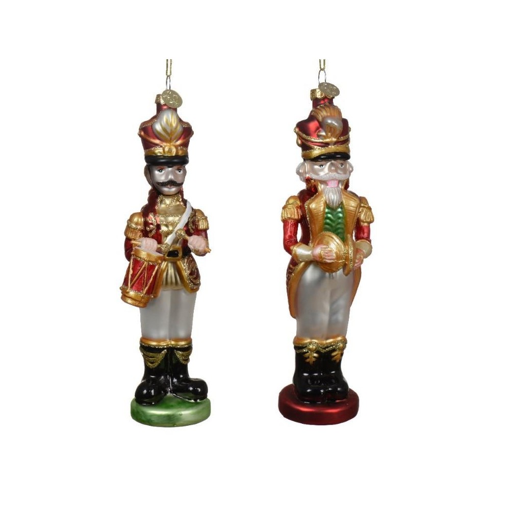 PENDENTE VETRO 17.8X5.4X5 CM. SOLDATINO